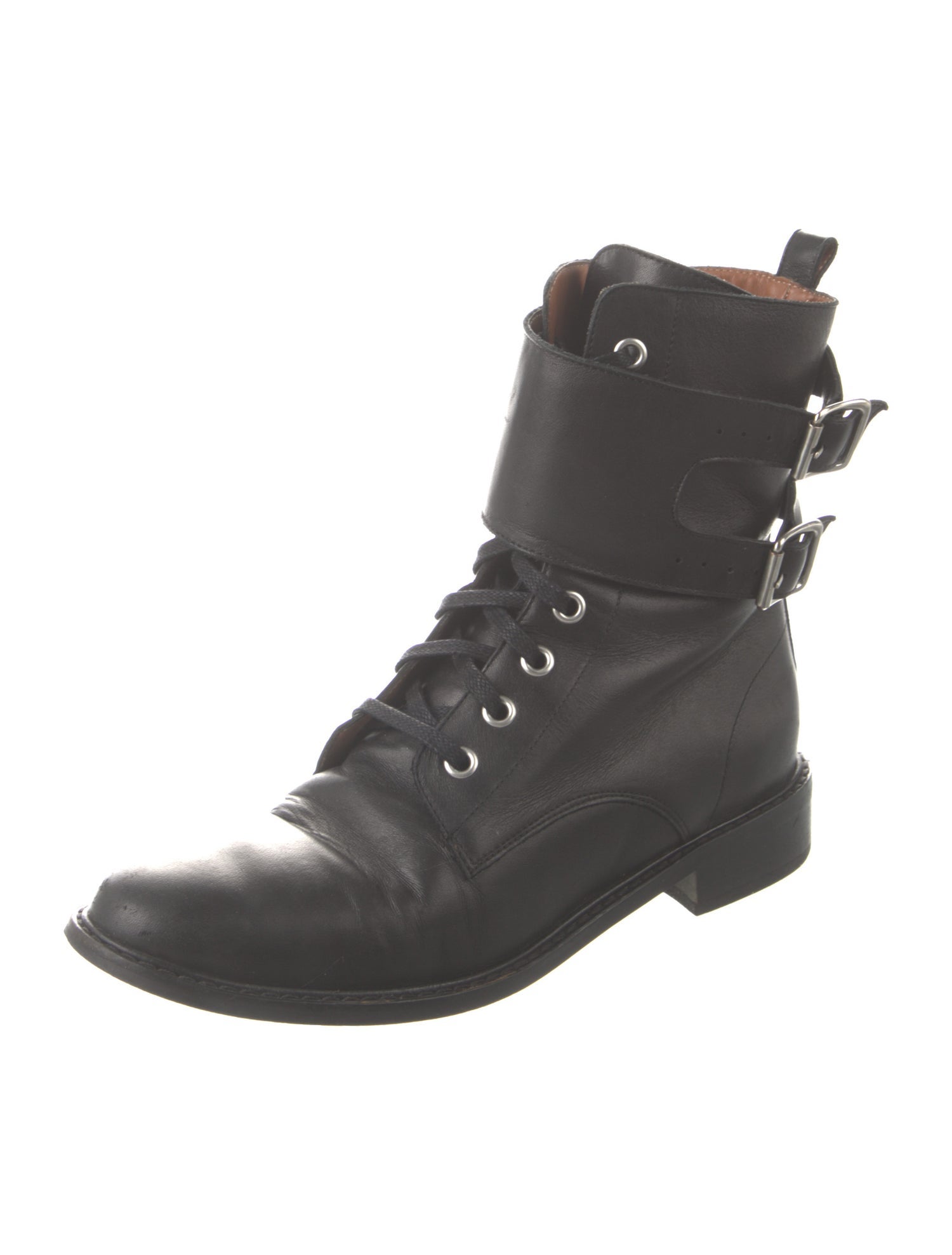 BA&SH Leather Combat Boots