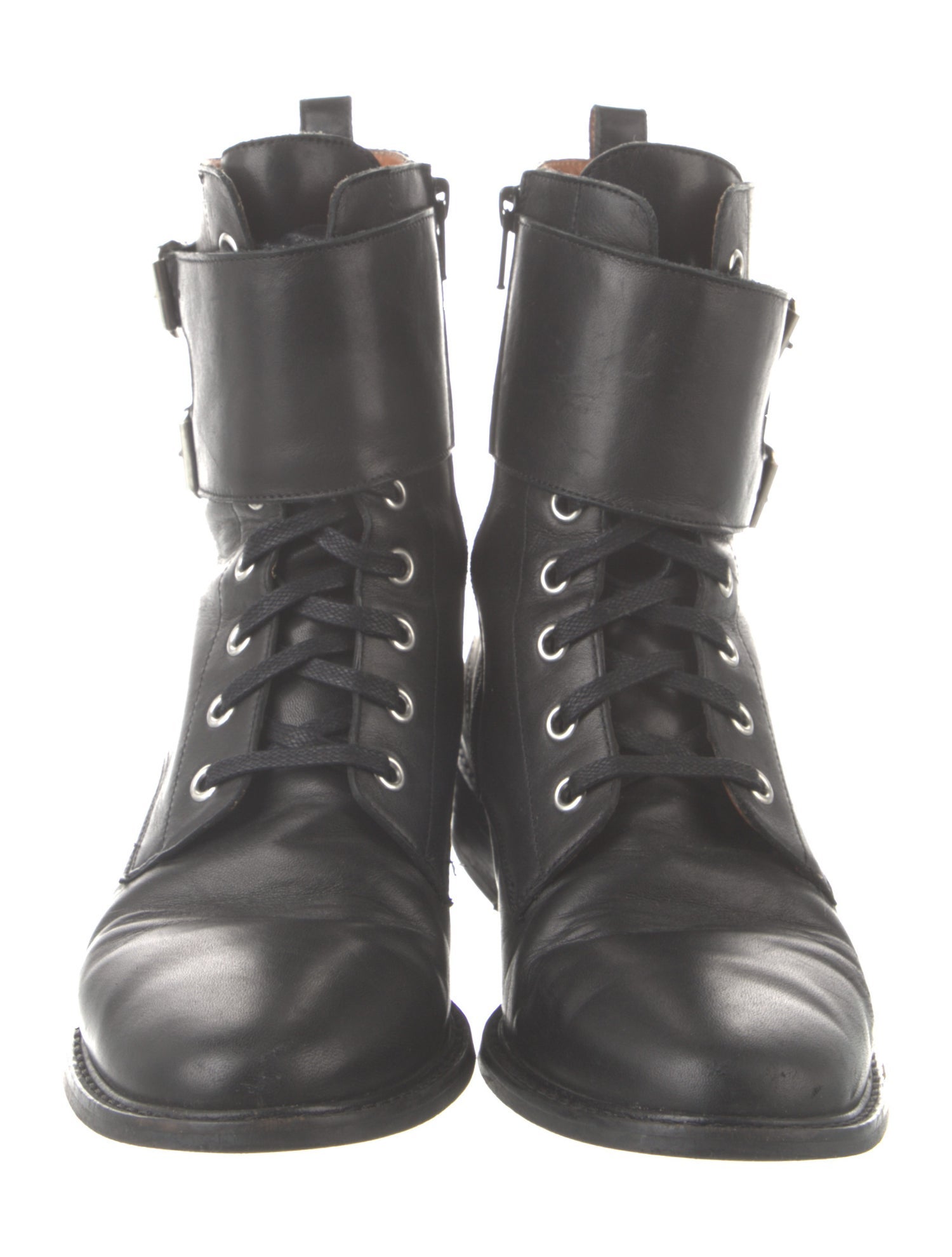 BA&SH Leather Combat Boots