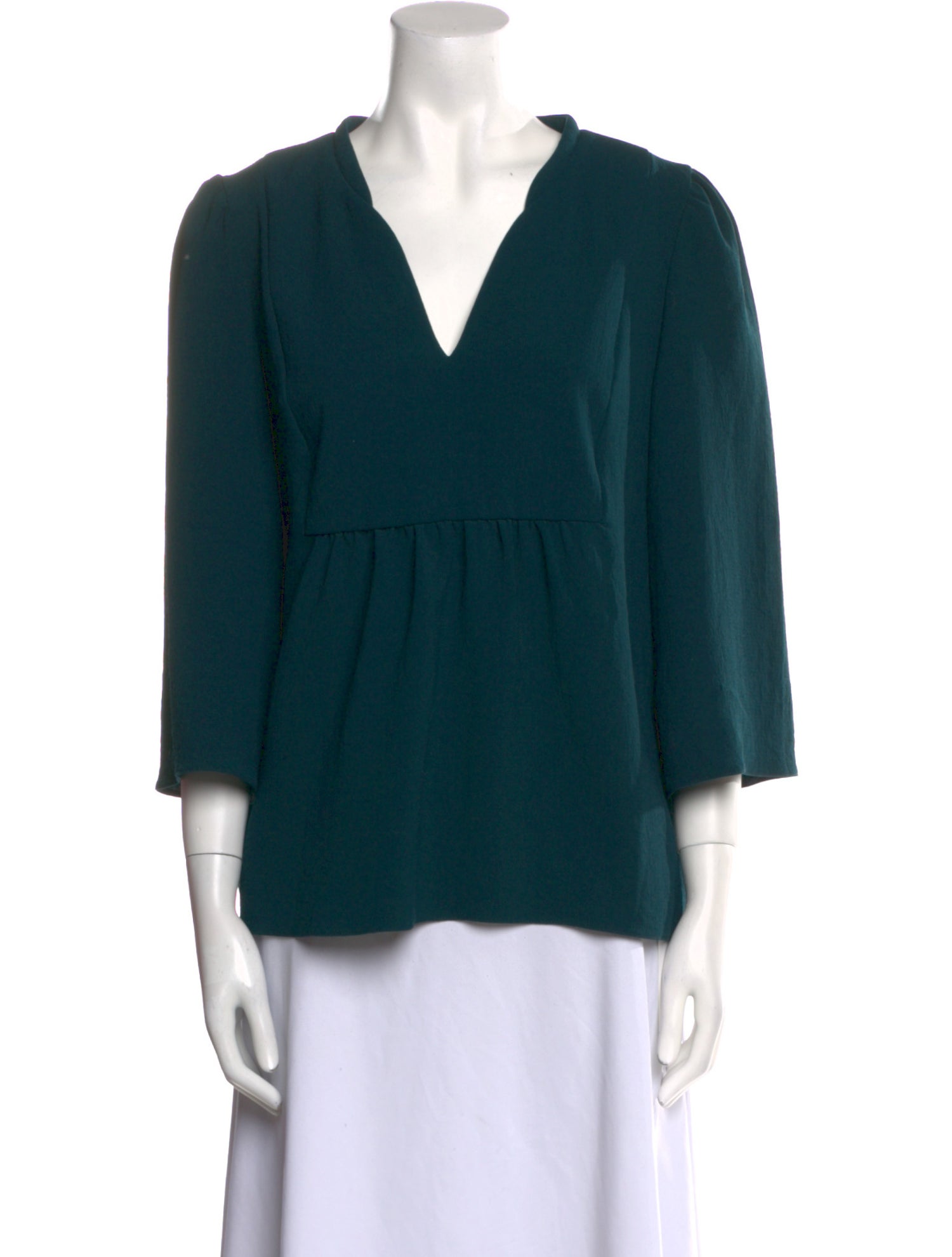 BA&SH V-Neck Three-Quarter Sleeve Blouse