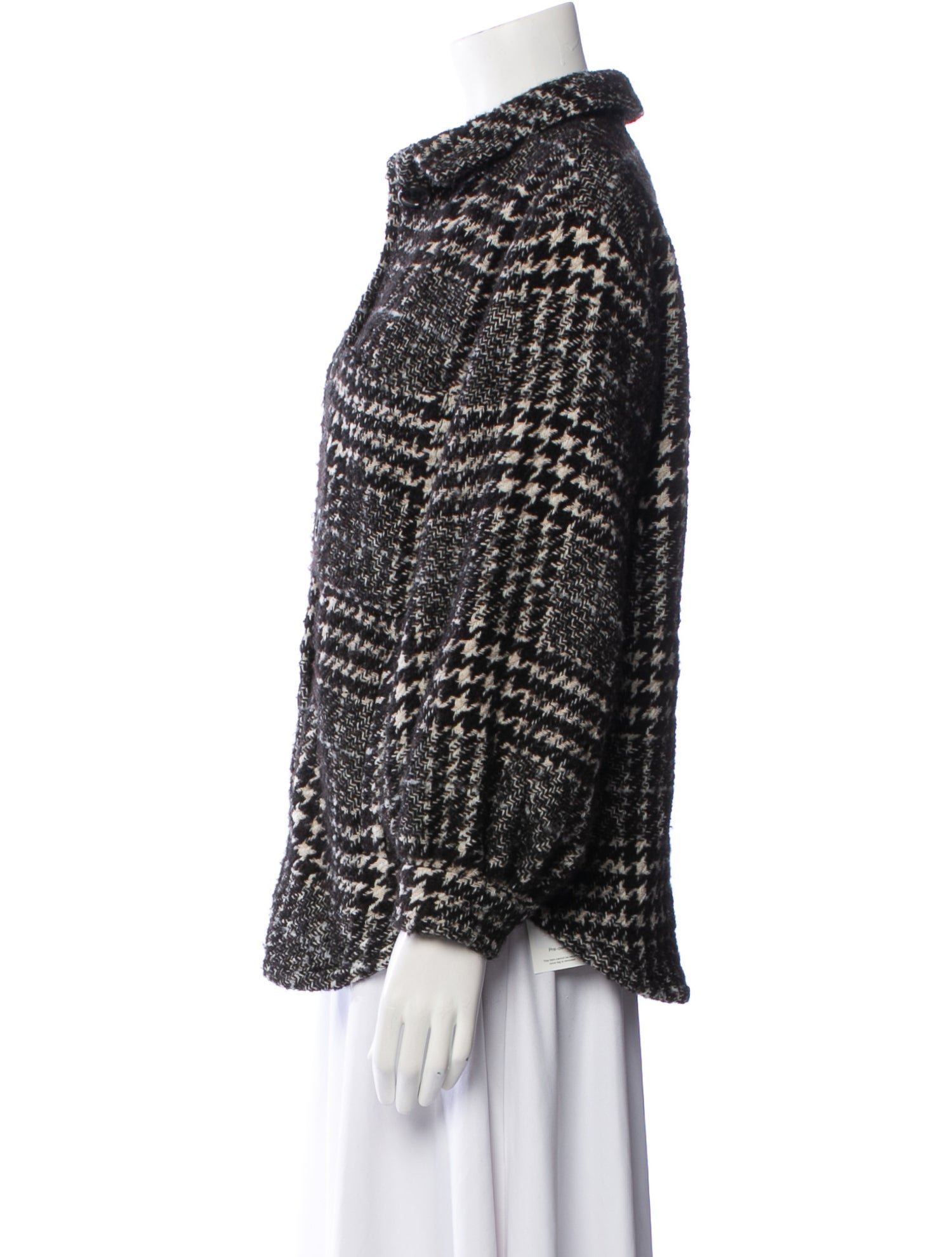 BA&SH Houndstooth Print Jacket
