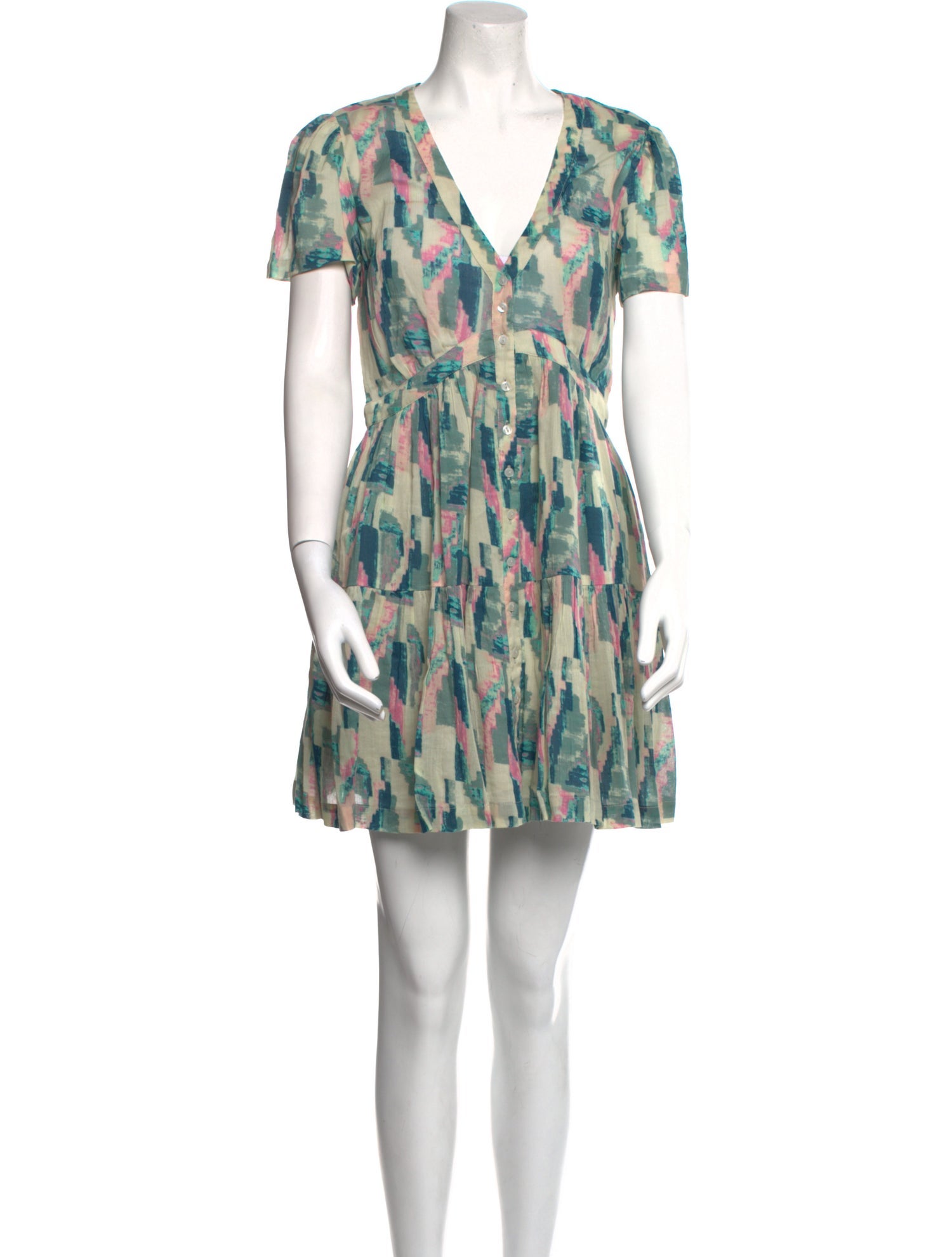 BA&SH Printed Mini Dress