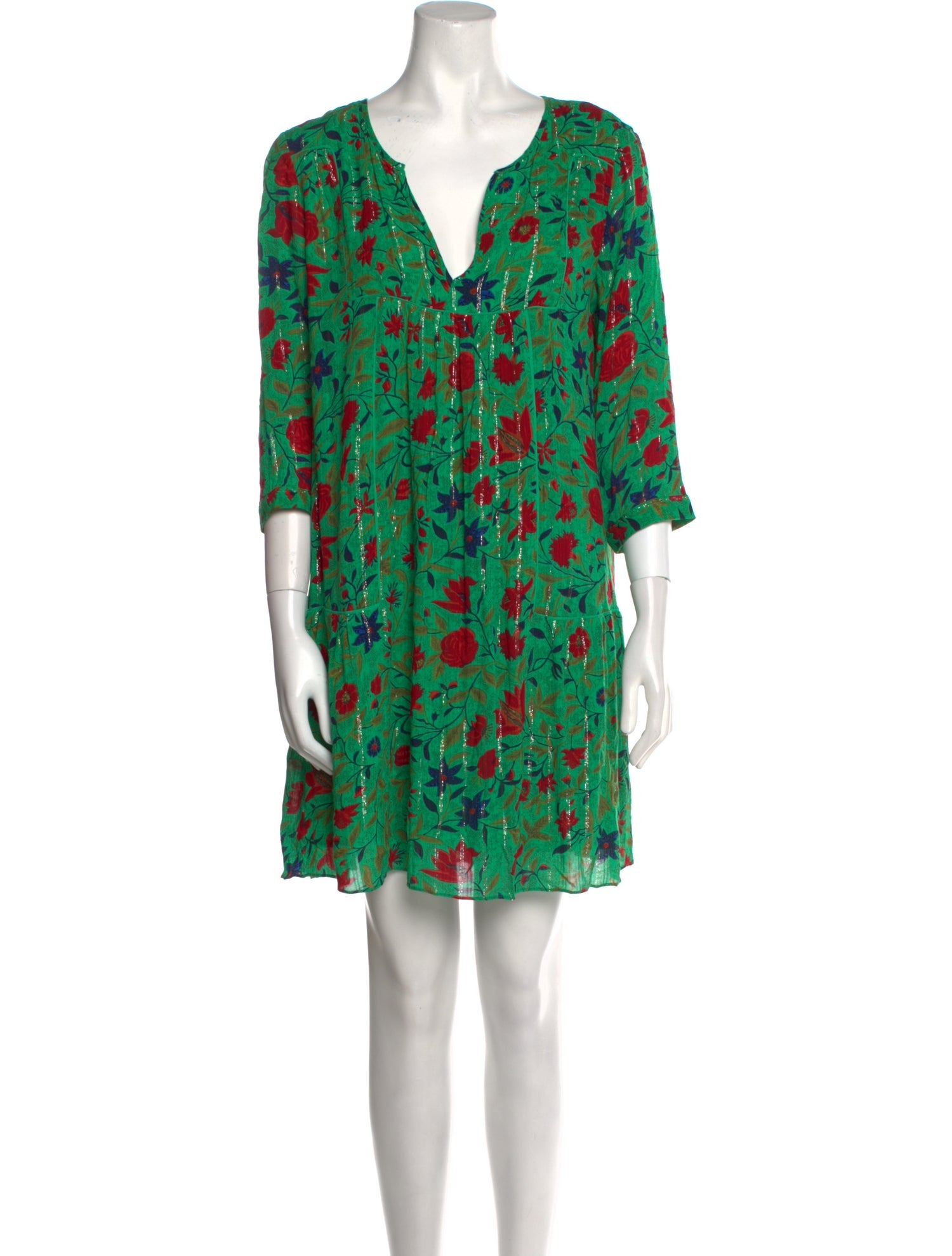 BA&SH Printed Mini Dress