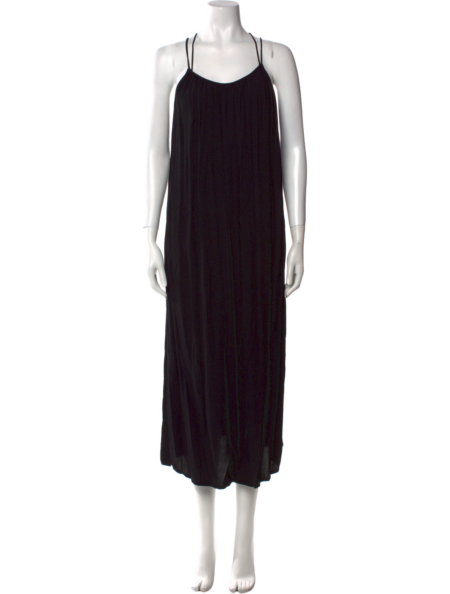 BA&SH Scoop Neck Midi Length Dress