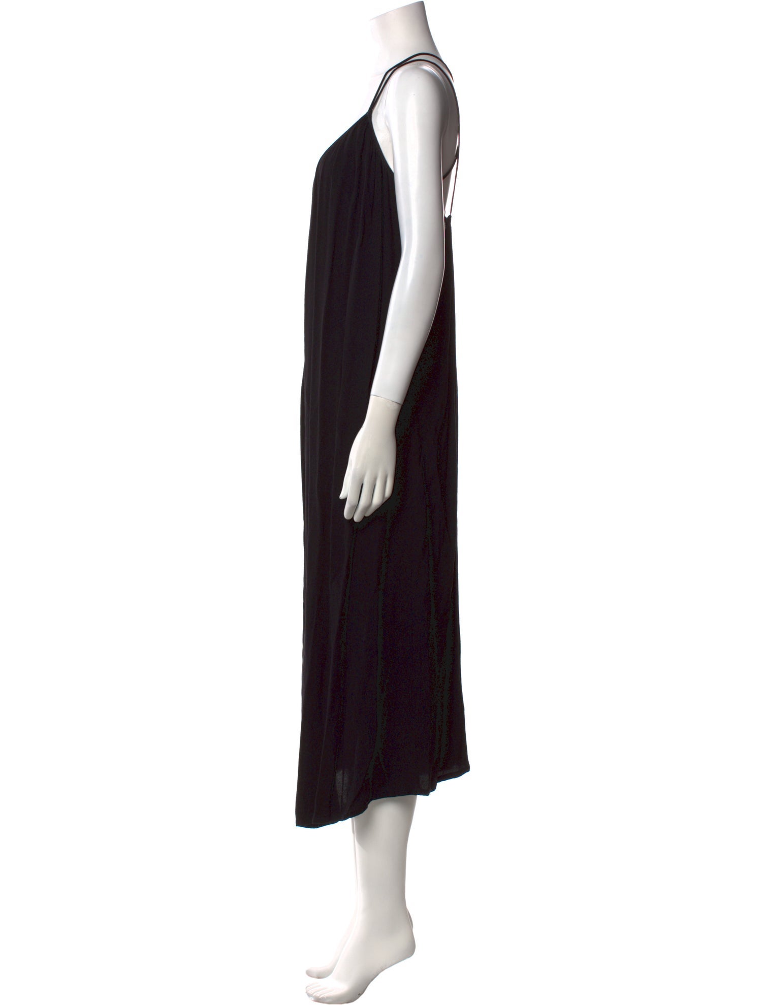 BA&SH Scoop Neck Midi Length Dress