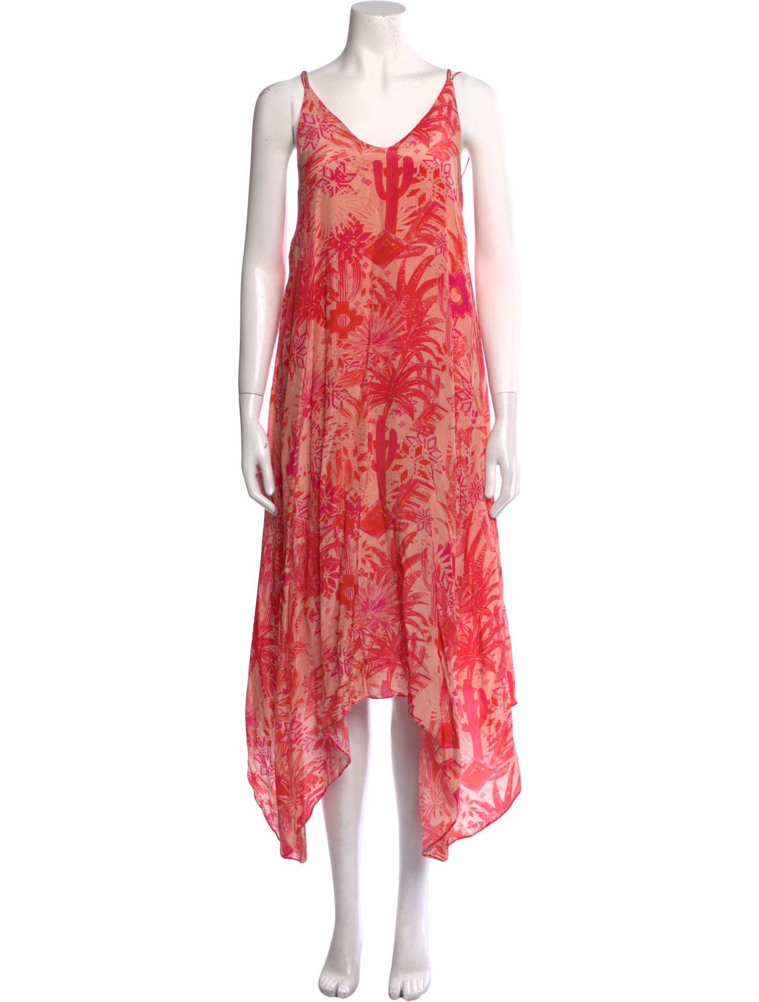 BA&SH Printed Long Dress