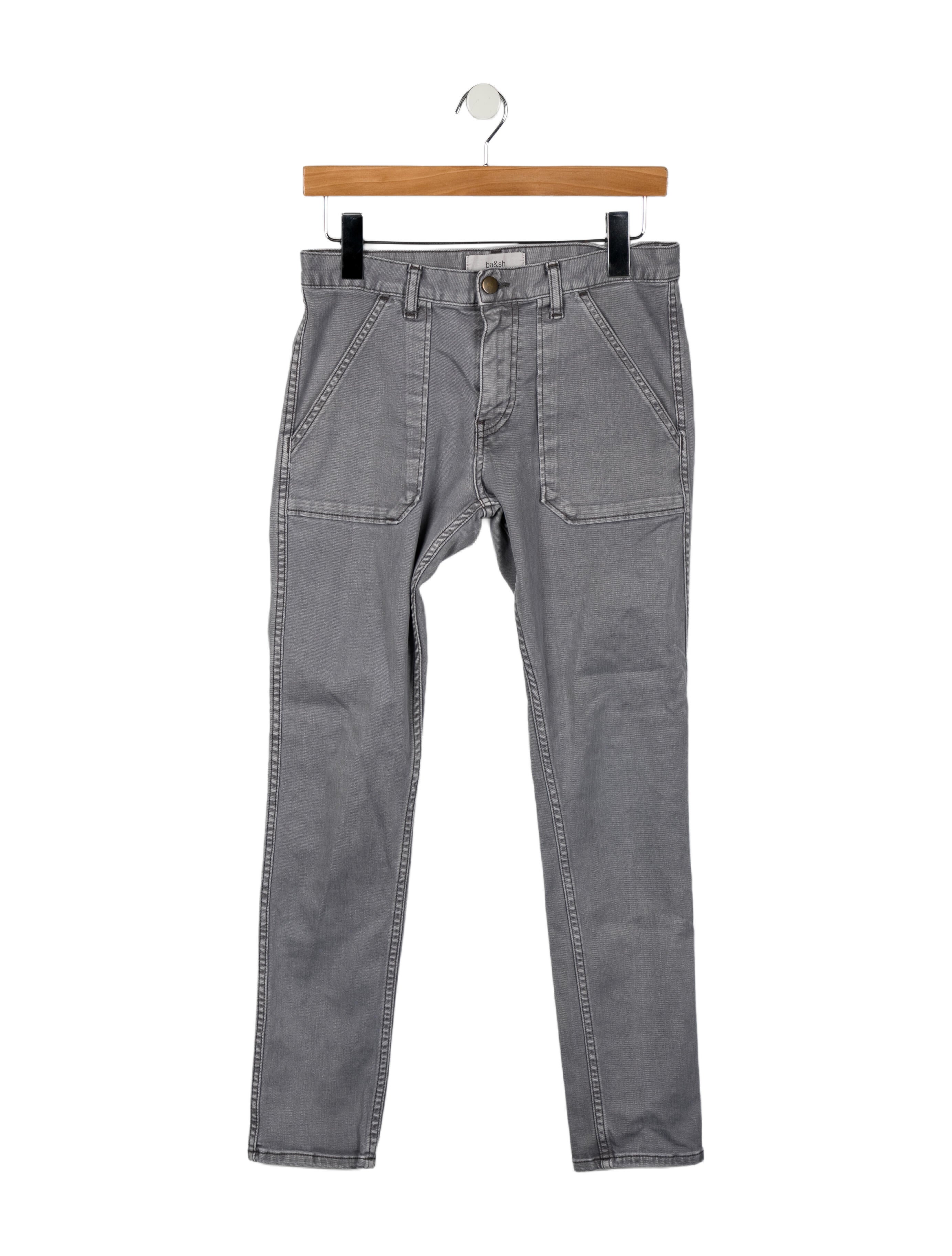 BA&SH High-Rise Skinny Leg Jeans