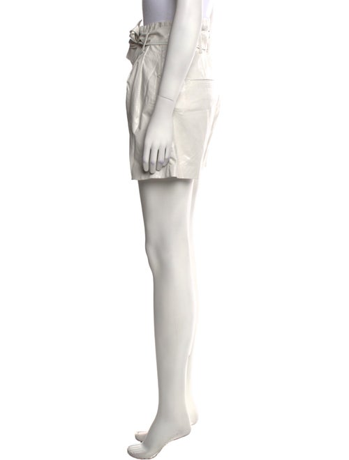 BA&SH Leather Mini Shorts