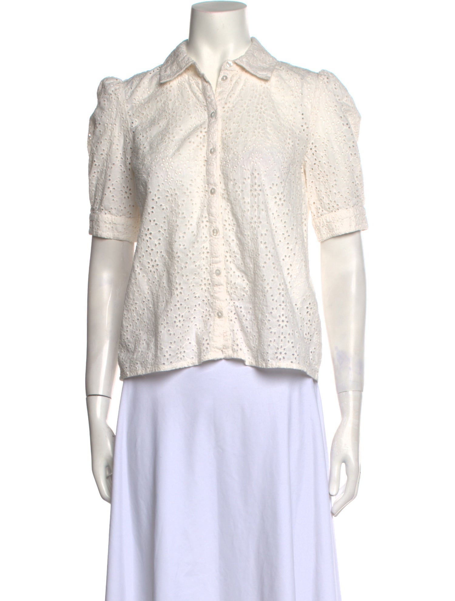 BA&SH Short Sleeve Crop Top