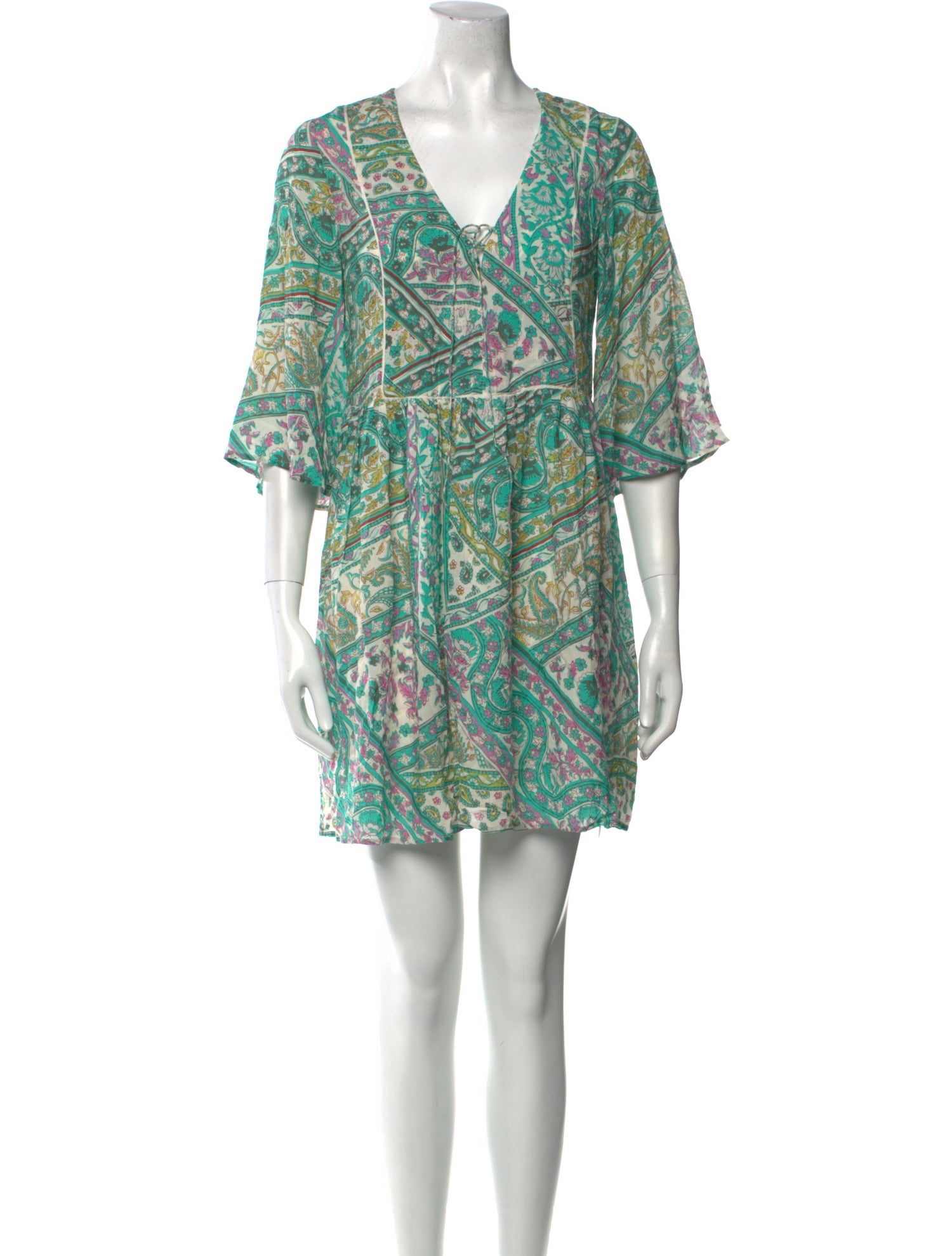 BA&SH Printed Mini Dress