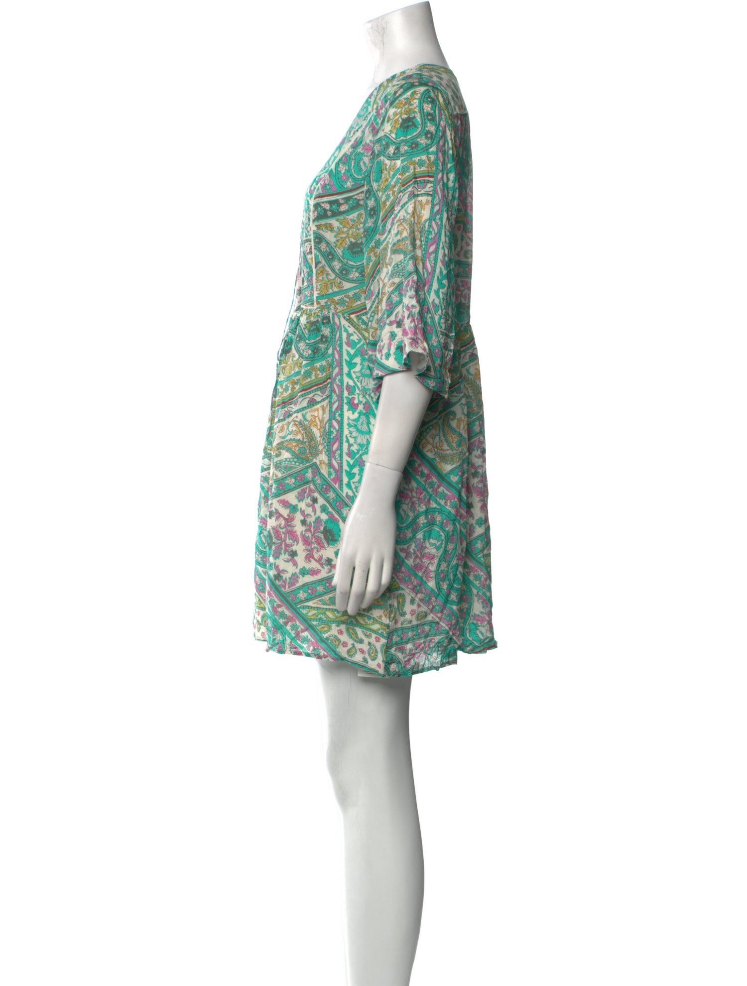 BA&SH Printed Mini Dress