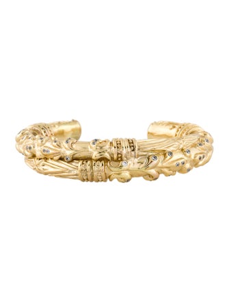 BA&SH Crystal JAGG Cuff Bracelet