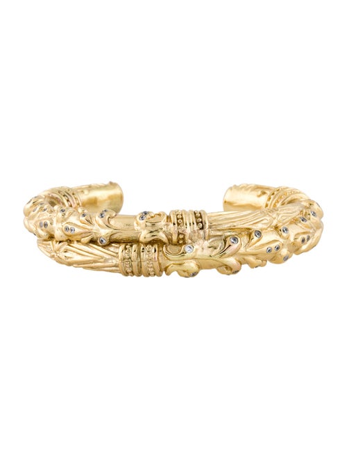 BA&SH Crystal JAGG Cuff Bracelet