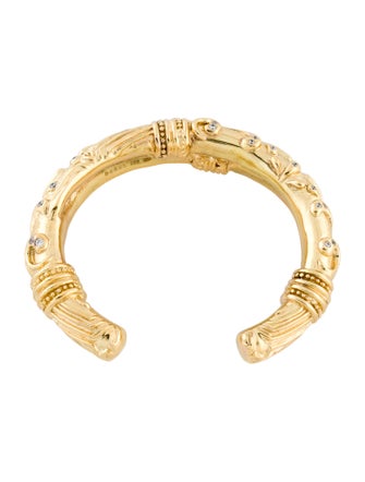 BA&SH Crystal JAGG Cuff Bracelet
