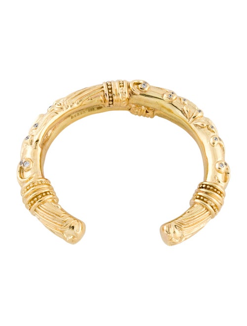 BA&SH Crystal JAGG Cuff Bracelet