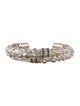 BA&SH Crystal JAGG Cuff Bracelet