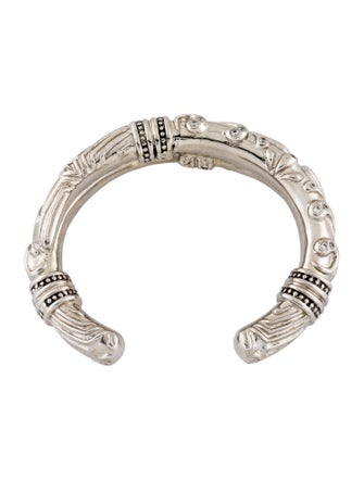 BA&SH Crystal JAGG Cuff Bracelet