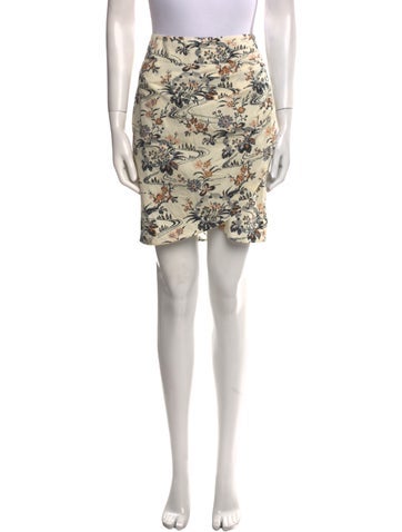 Ba&Sh Skirts Floral Print Mini Skirt S