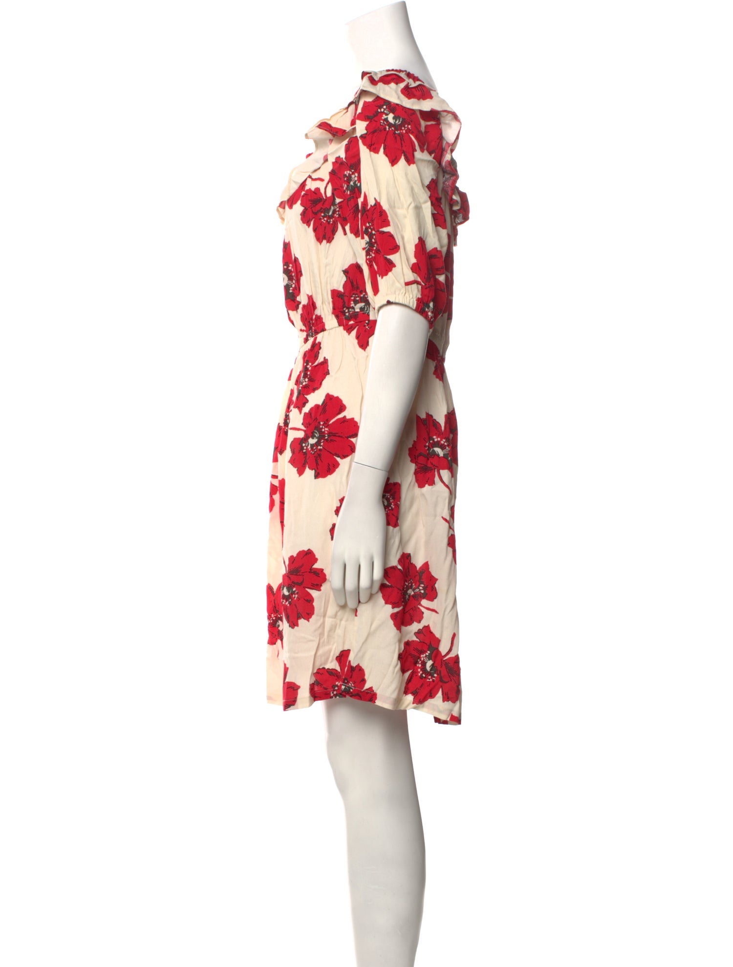 BA&SH Floral Print Mini Dress