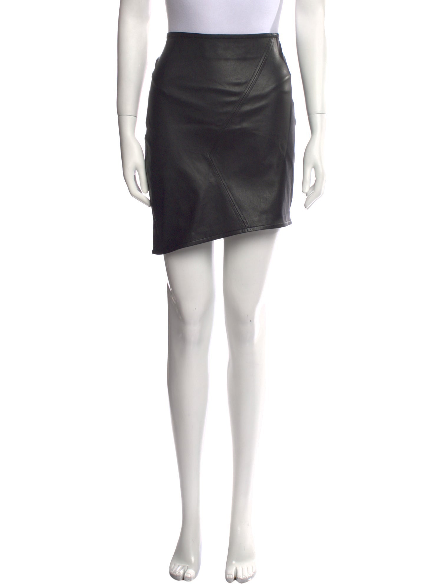 BA&SH Leather Mini Skirt w/ Tags