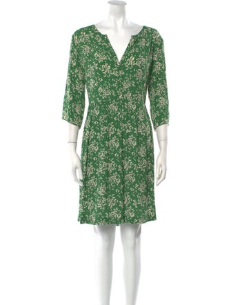 BA&SH Floral Print Knee-Length Dress