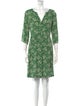 BA&SH Floral Print Knee-Length Dress