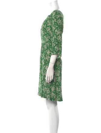 BA&SH Floral Print Knee-Length Dress