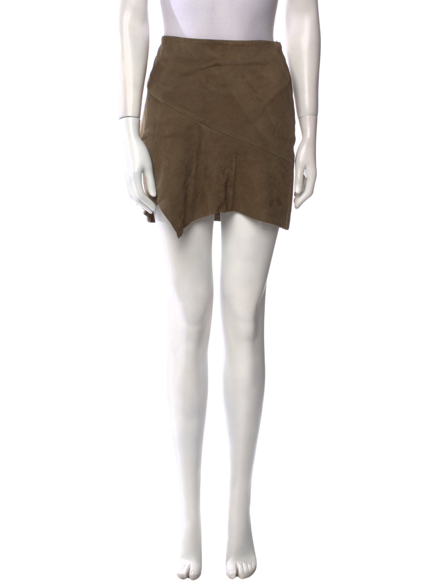 BA&SH Leather Mini Skirt