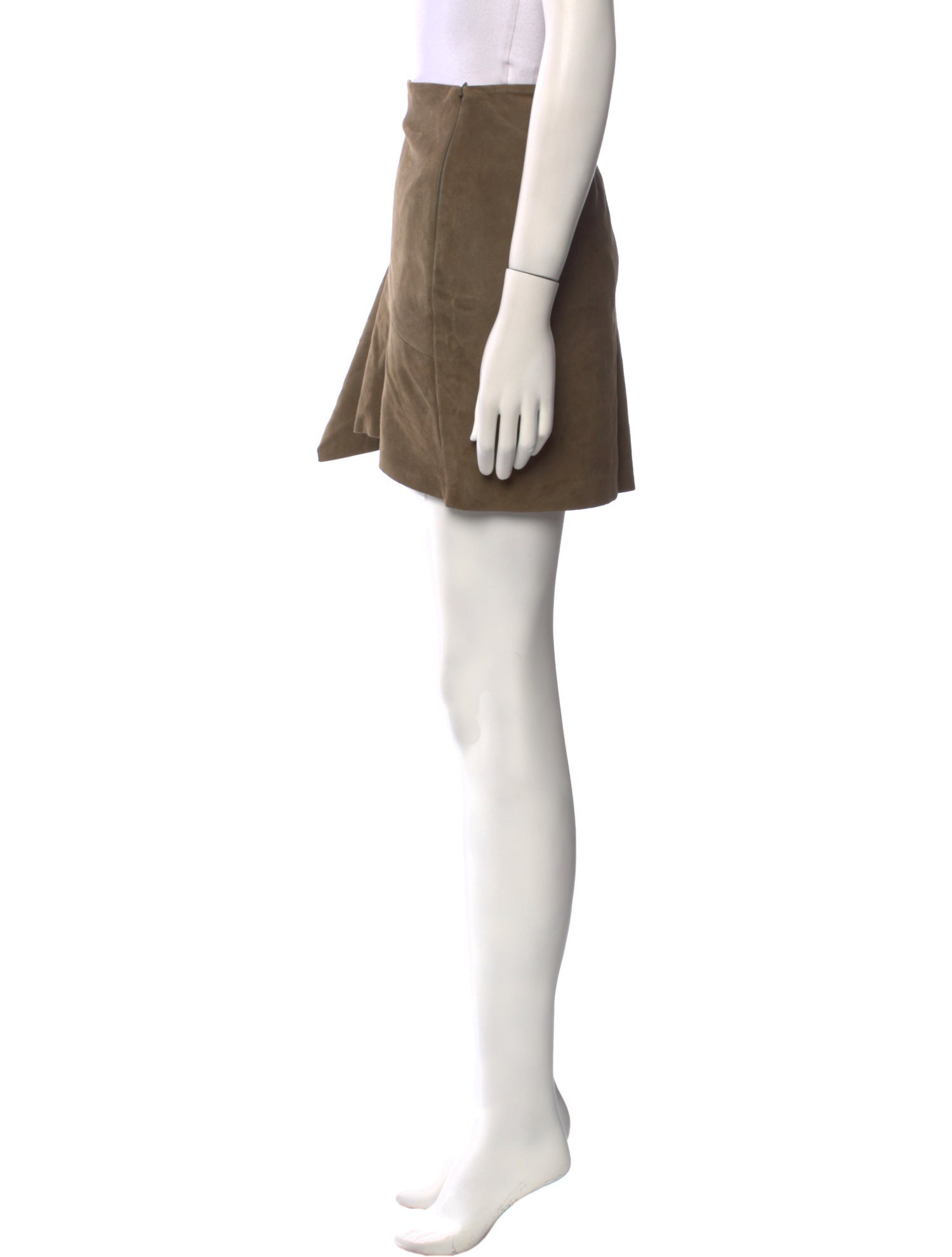 BA&SH Leather Mini Skirt