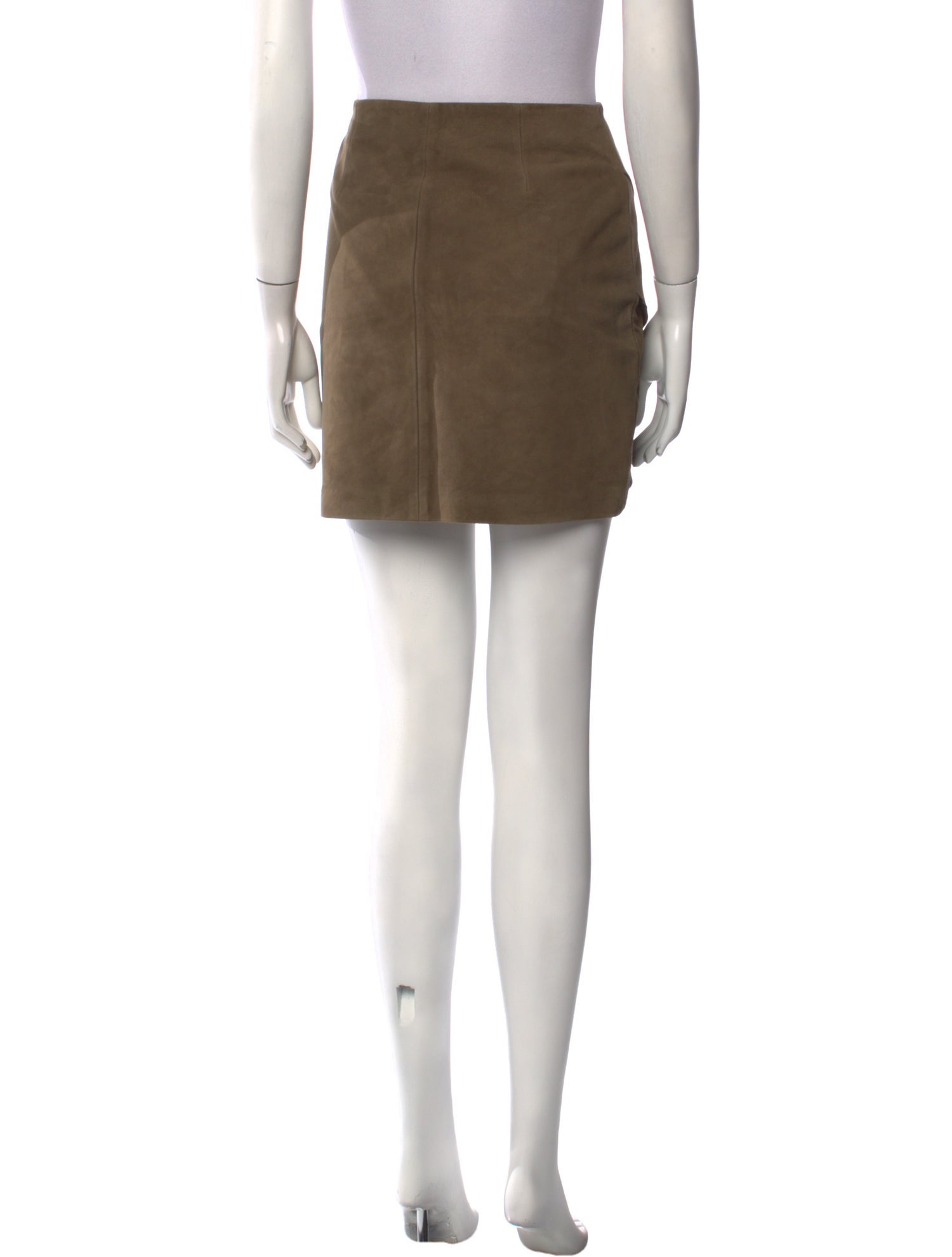 BA&SH Leather Mini Skirt