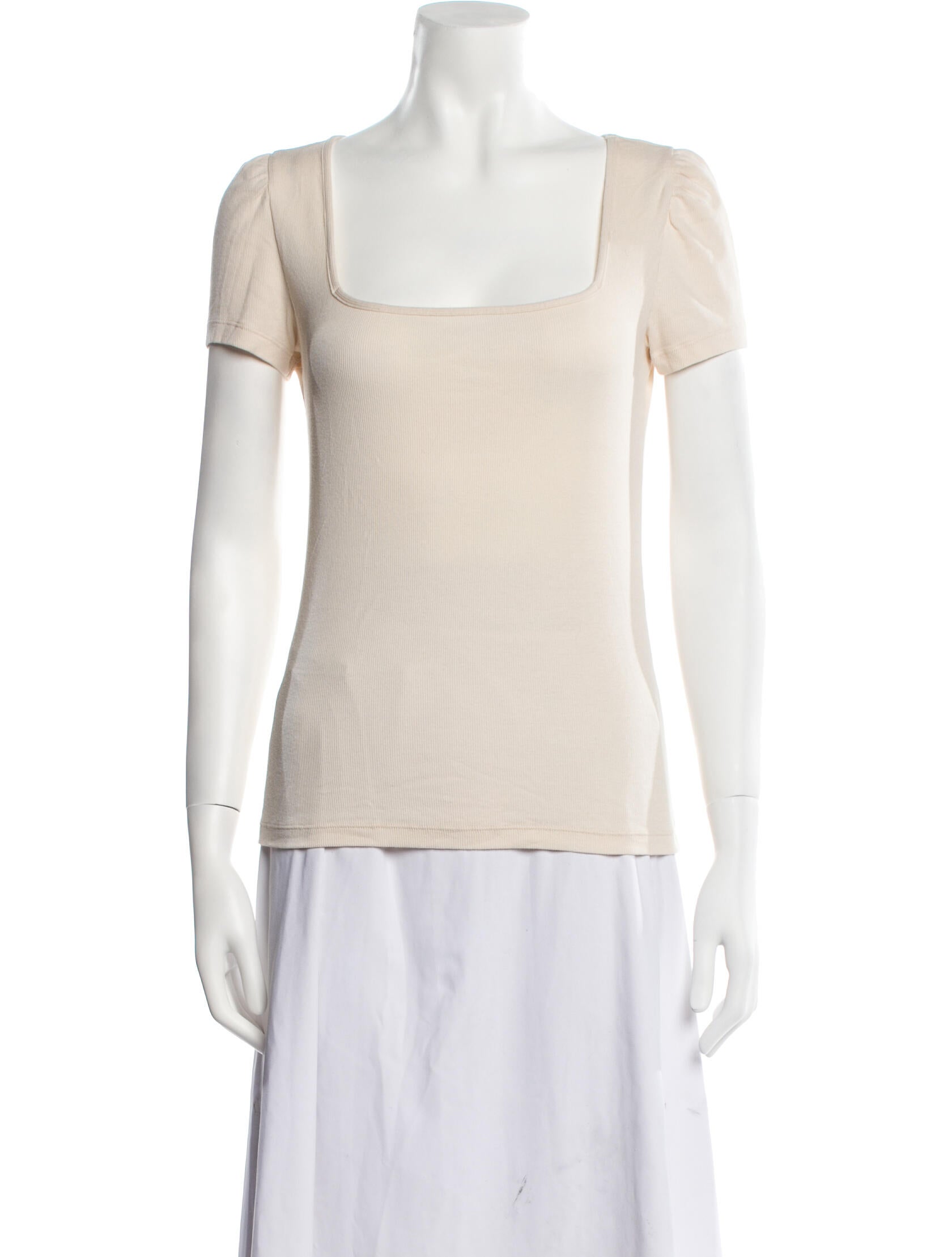 BA&SH Square Neckline Short Sleeve Top