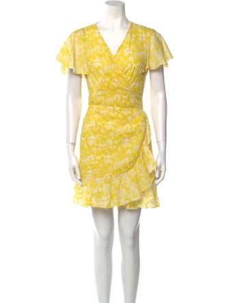 BA&SH Floral Print Mini Dress