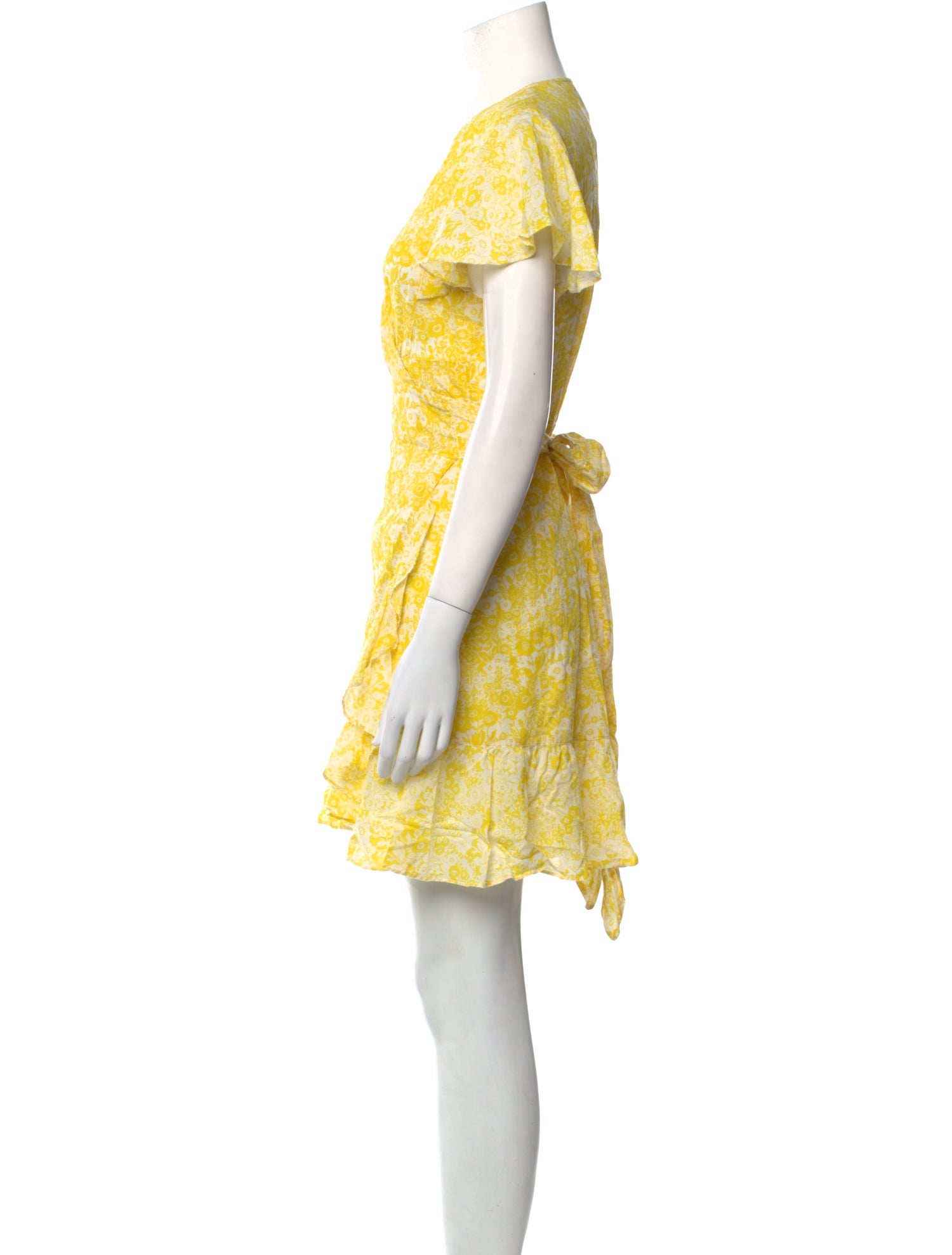 BA&SH Floral Print Mini Dress