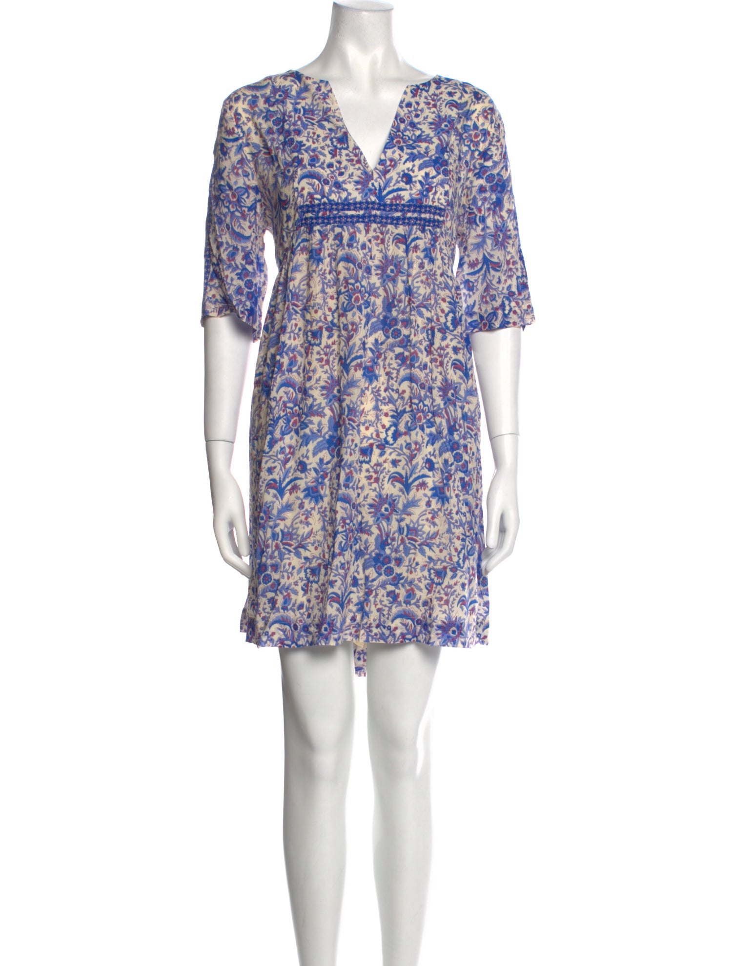 BA&SH Floral Print Mini Dress