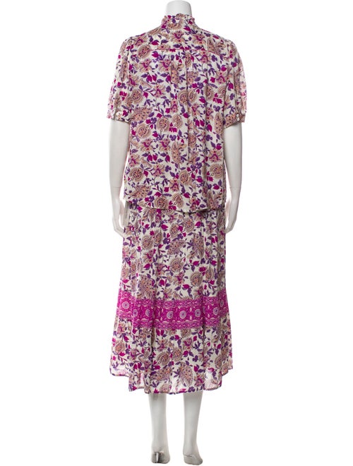 BA&SH Printed Ruffle Embellishment Skirt Set