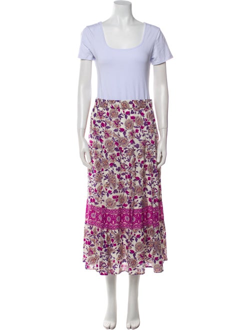 BA&SH Printed Ruffle Embellishment Skirt Set