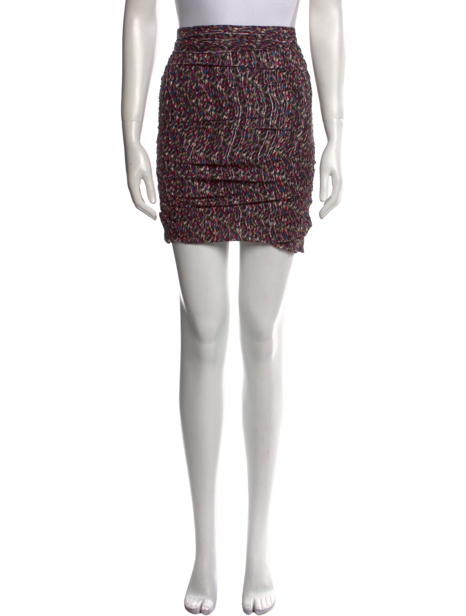BA&SH Printed Mini Skirt