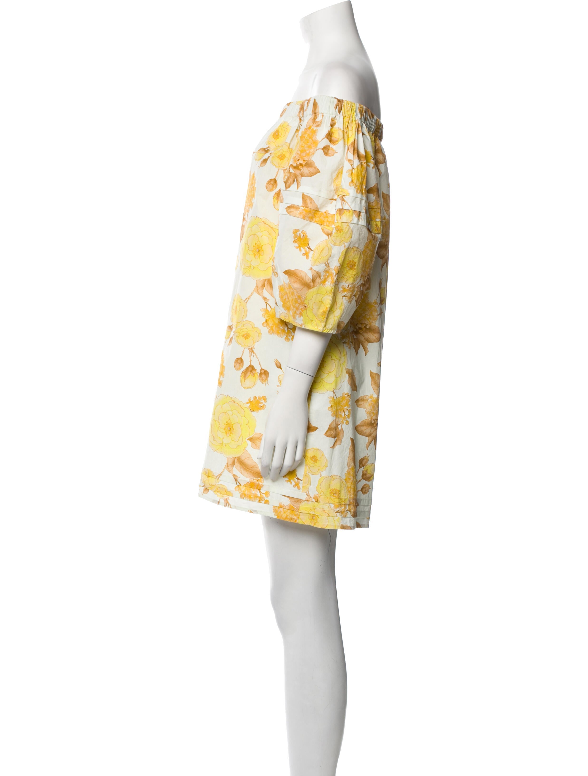 BA&SH Floral Print Mini Dress