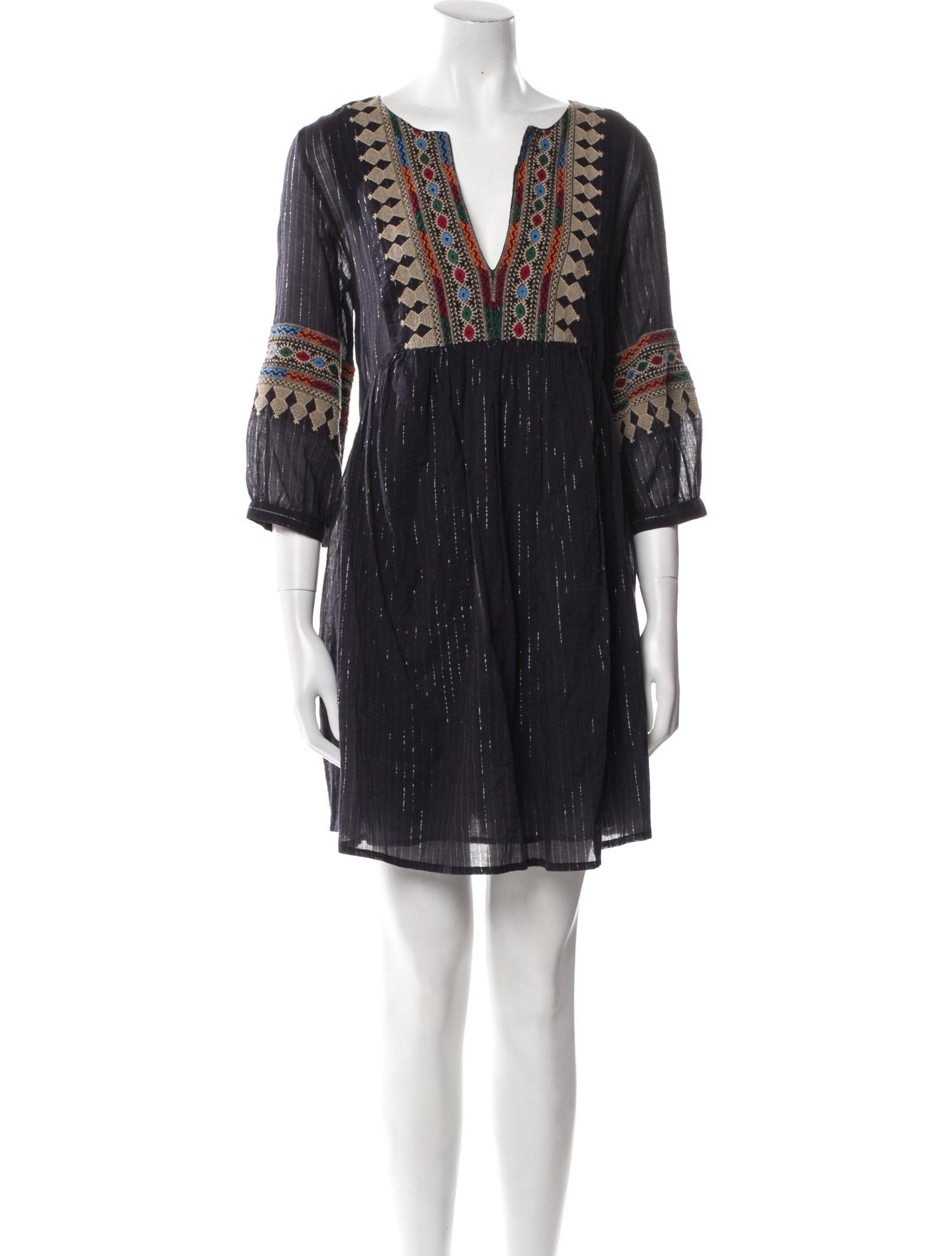 BA&SH V-Neck Mini Dress