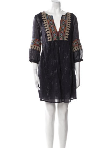 Ba&Sh Dresses V-Neck Mini Dress S