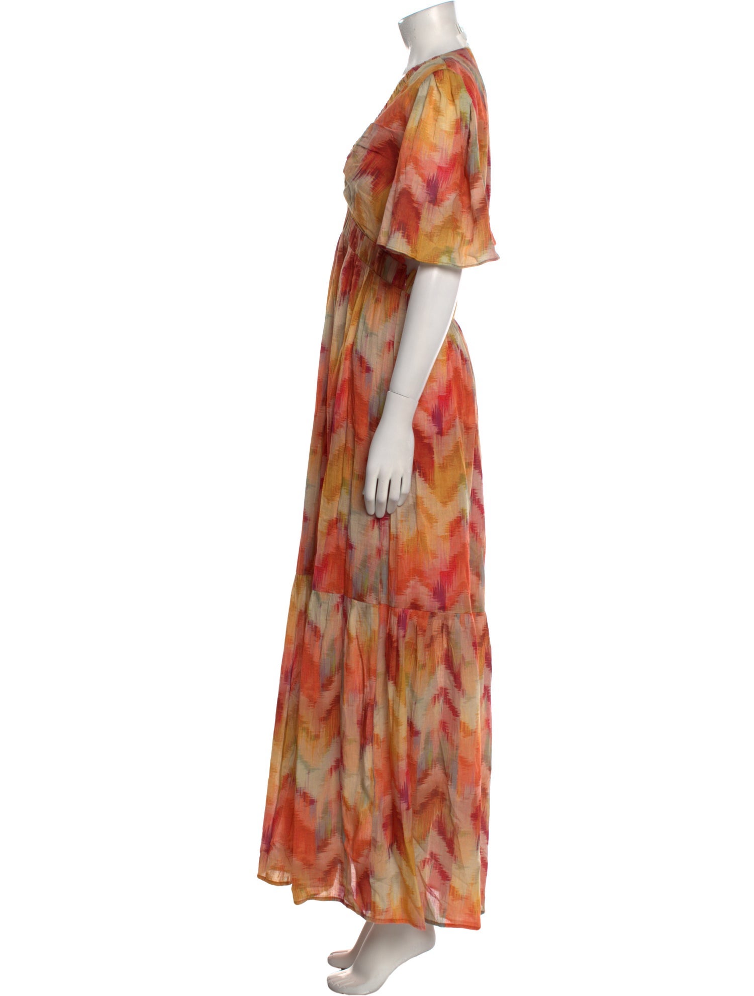 BA&SH Printed Long Dress