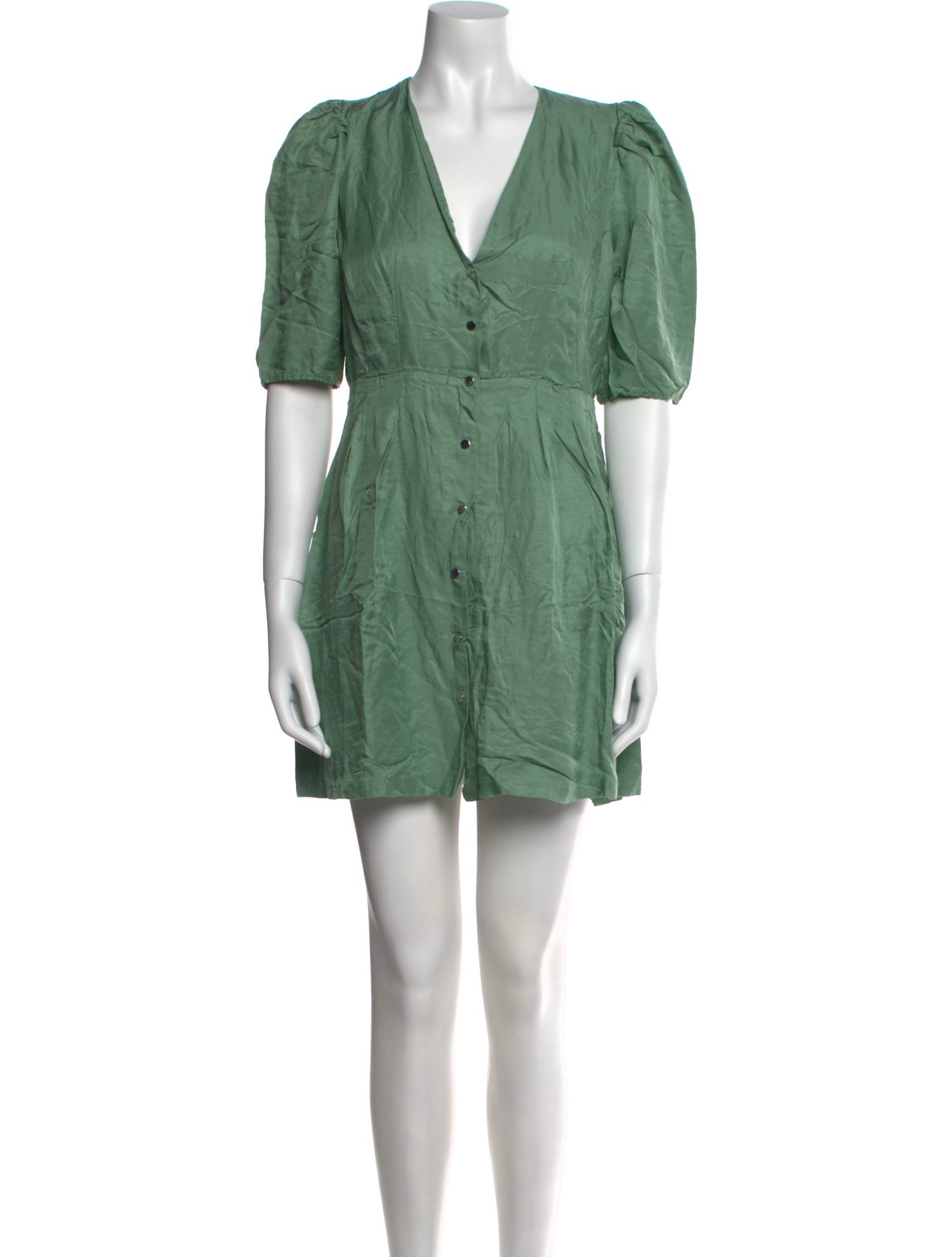 BA&SH V-Neck Mini Dress