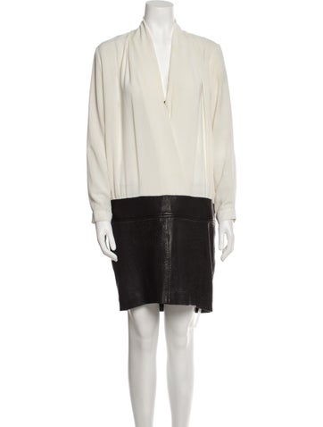 Ba&Sh Dresses V-Neck Mini Dress L