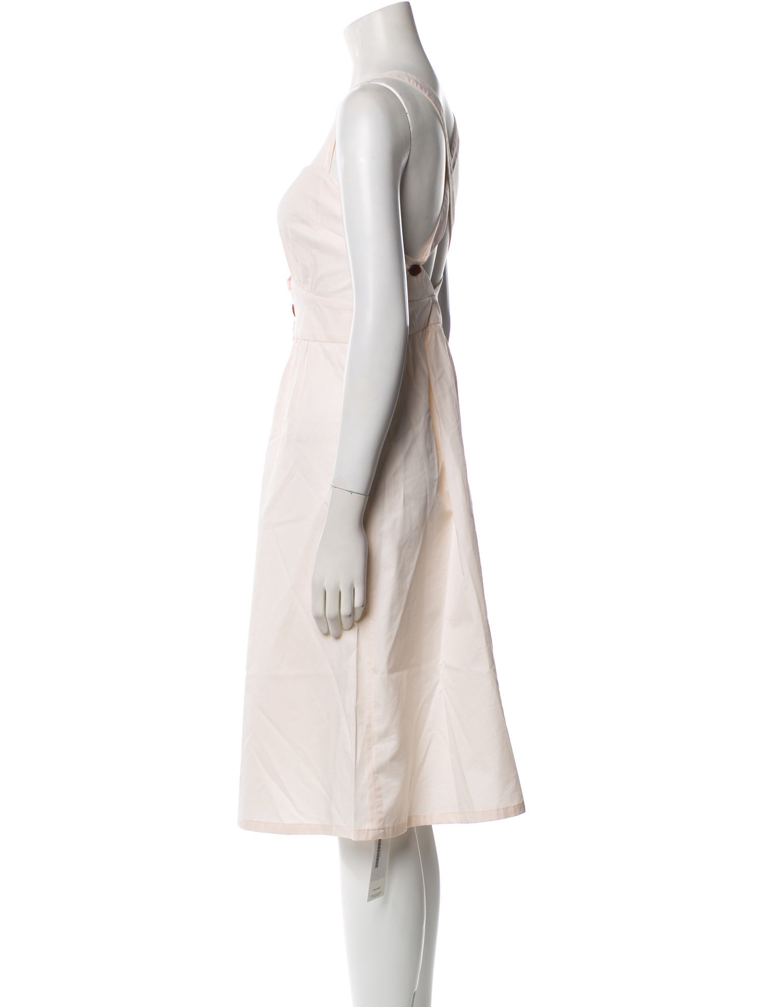 BA&SH Square Neckline Midi Length Dress