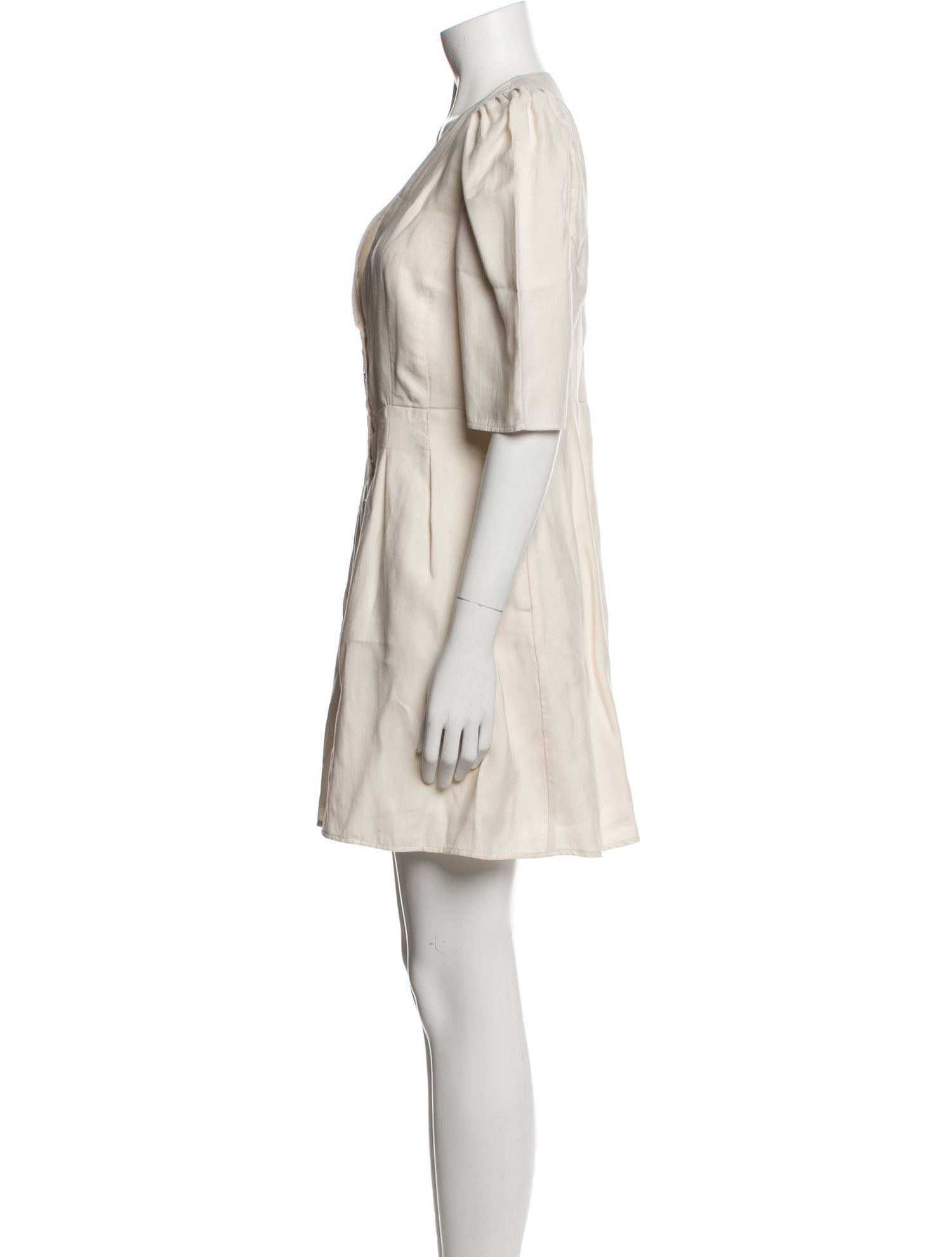 BA&SH V-Neck Mini Dress