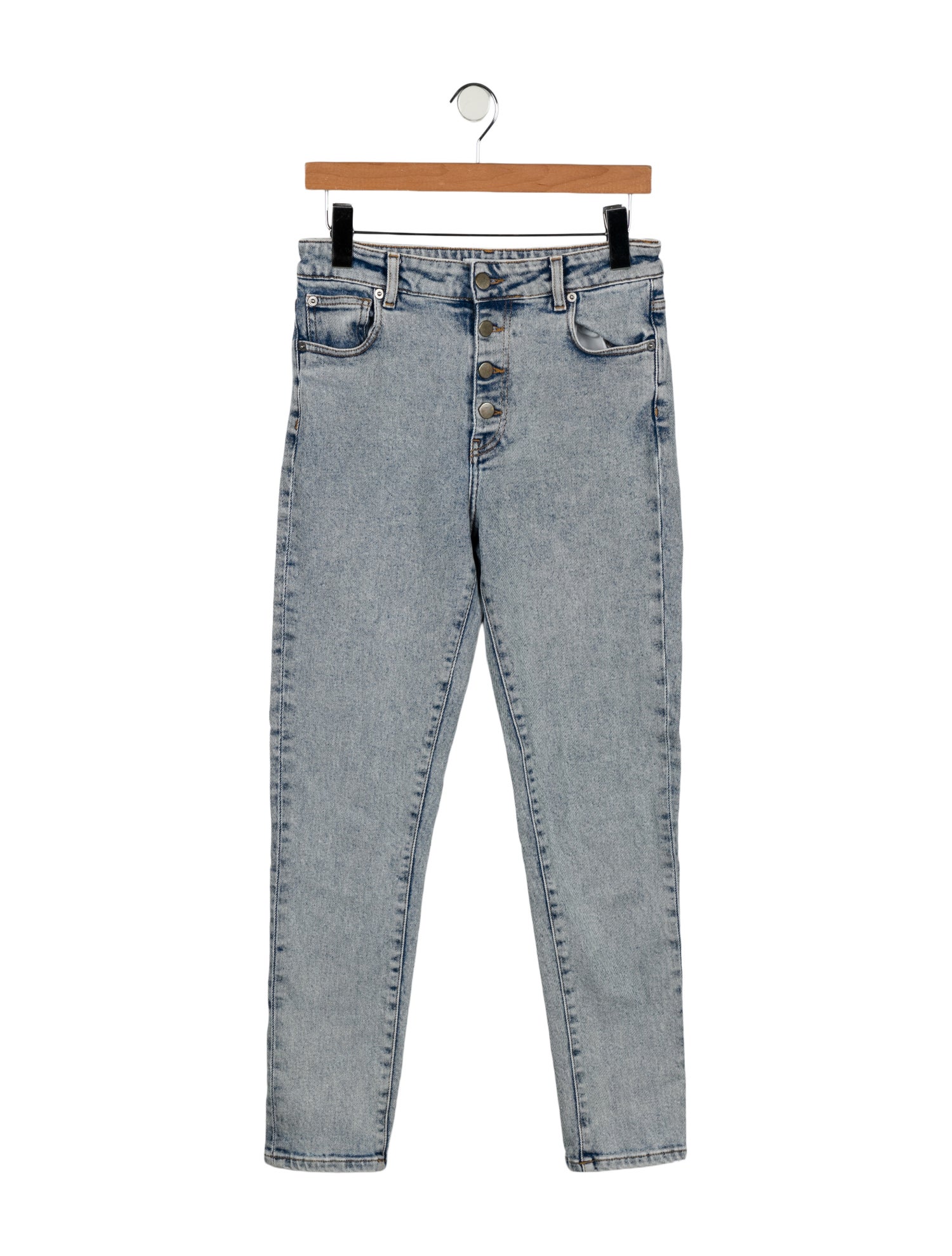 BA&SH High-Rise Straight Leg Jeans
