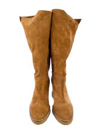 BA&SH Suede Riding Boots