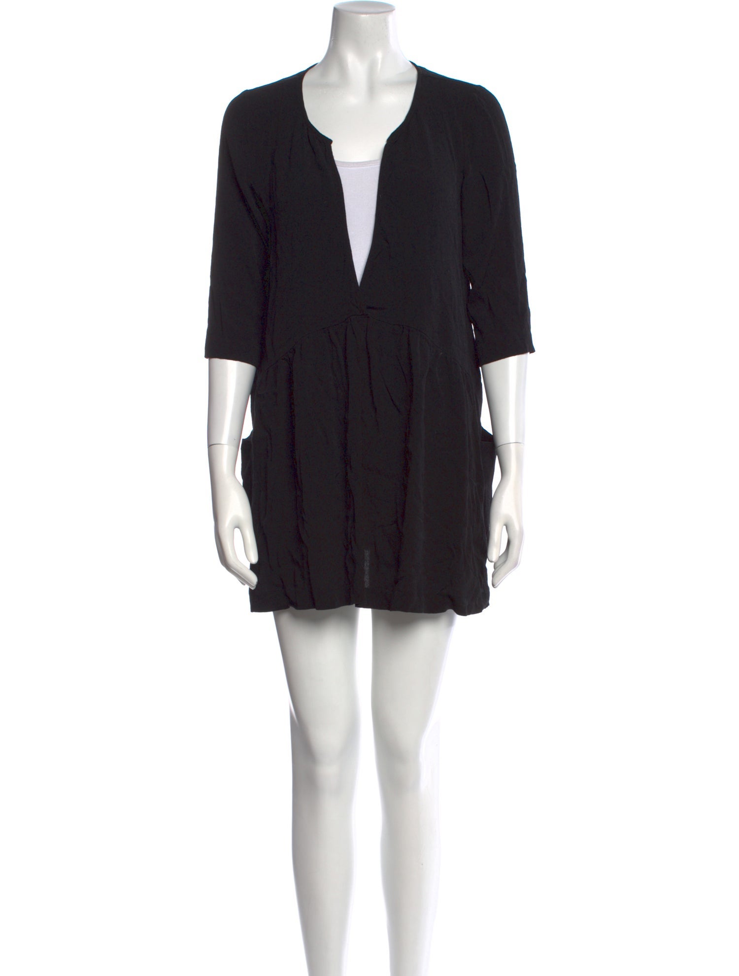 BA&SH V-Neck Mini Dress