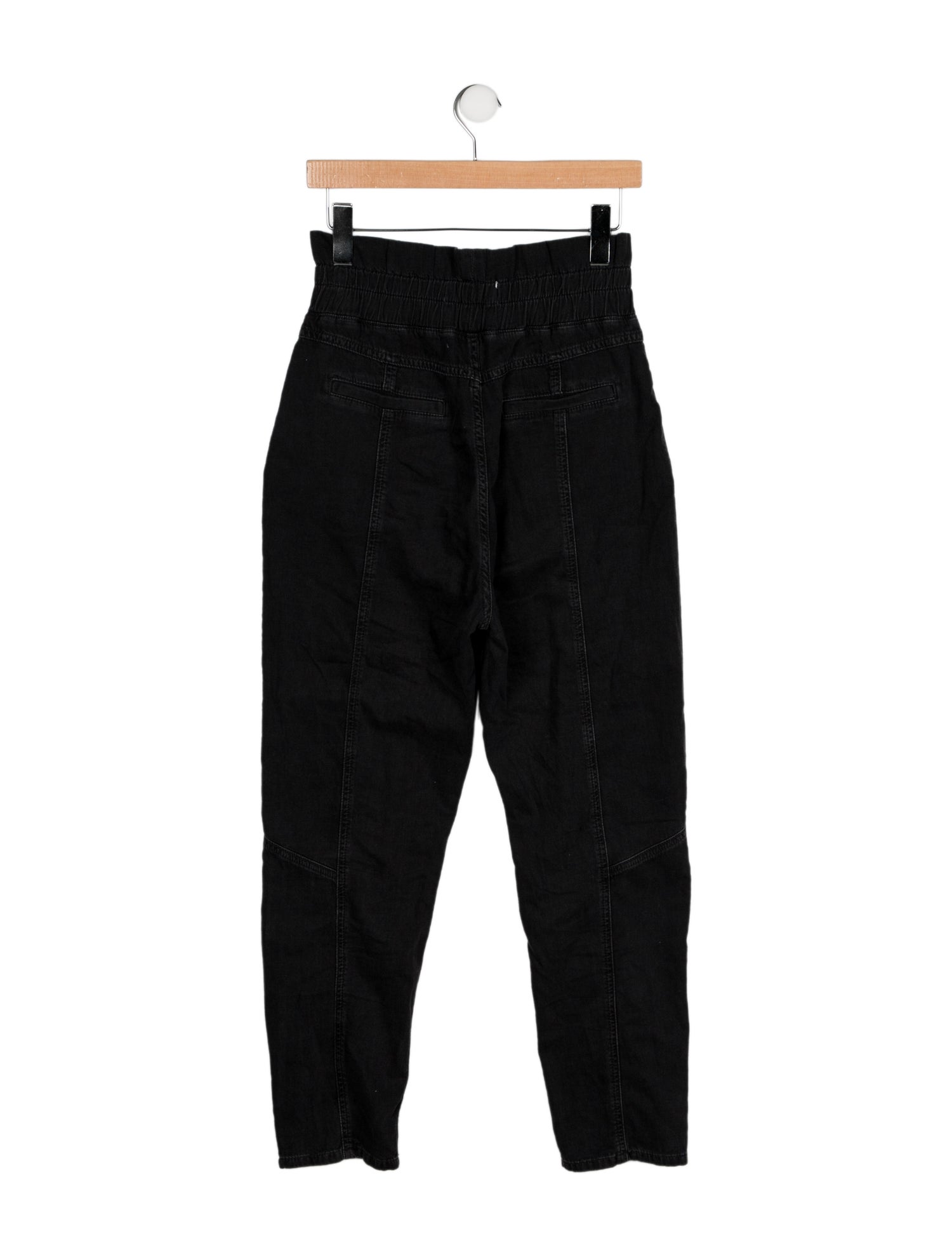 BA&SH High-Rise Straight Leg Jeans