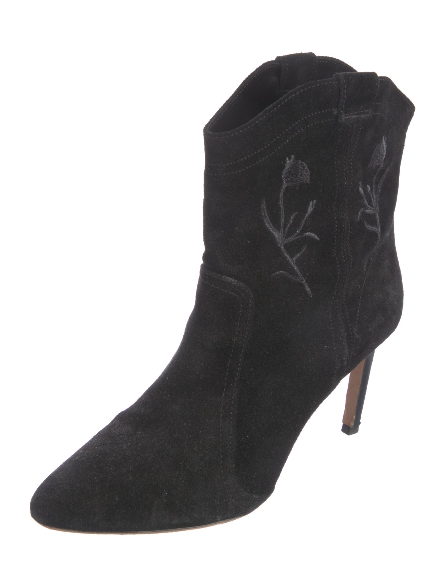 BA&SH Suede Western Boots