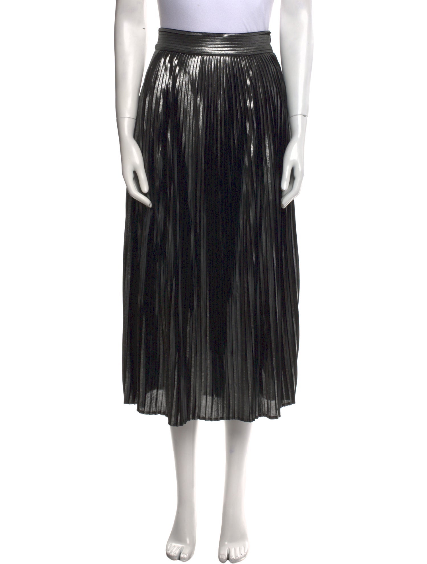 BA&SH Pleated Accents Midi Length Skirt w/ Tags